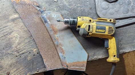 removing spot welds with drill